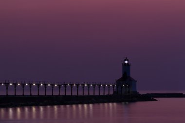 Michigan city Doğu pierhead ışık