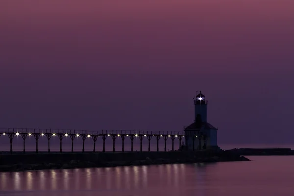 Michigan City East Pierhead Light — Stock Photo, Image