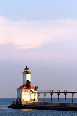 Michigan City, Indiana Lighthouse clipart