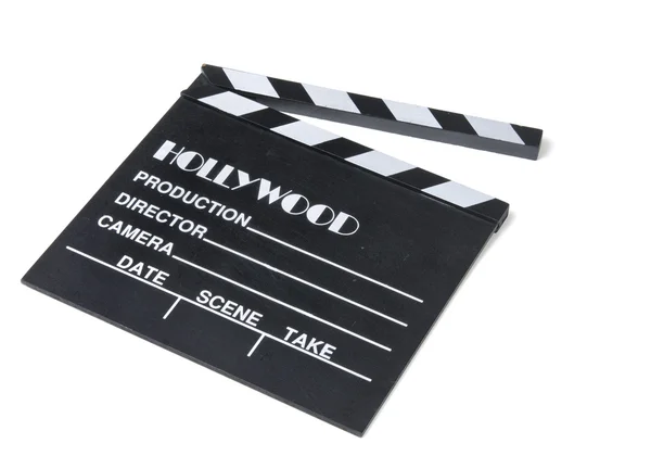 Hollywood movie clapper board — Stock Photo, Image