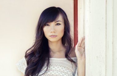 Güzel Asyalı kadın