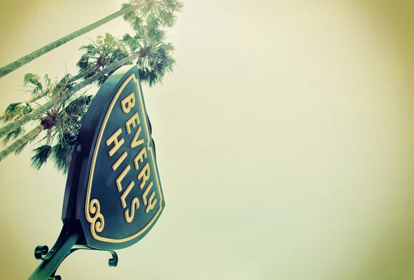 Panneau de Beverly Hills — Photo