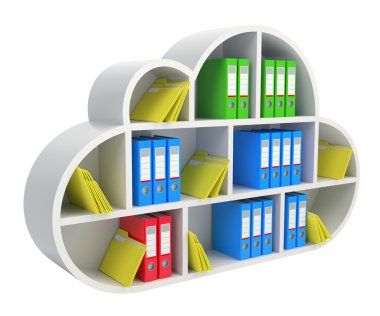 Cloud computing concept clipart