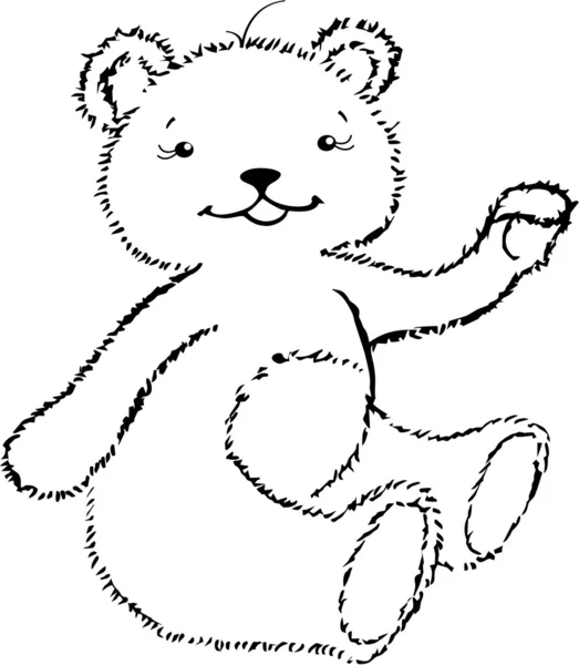 楽しい熊カップ — ストックベクタ