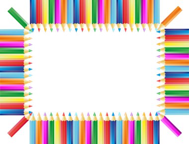 The frame from pencils clipart
