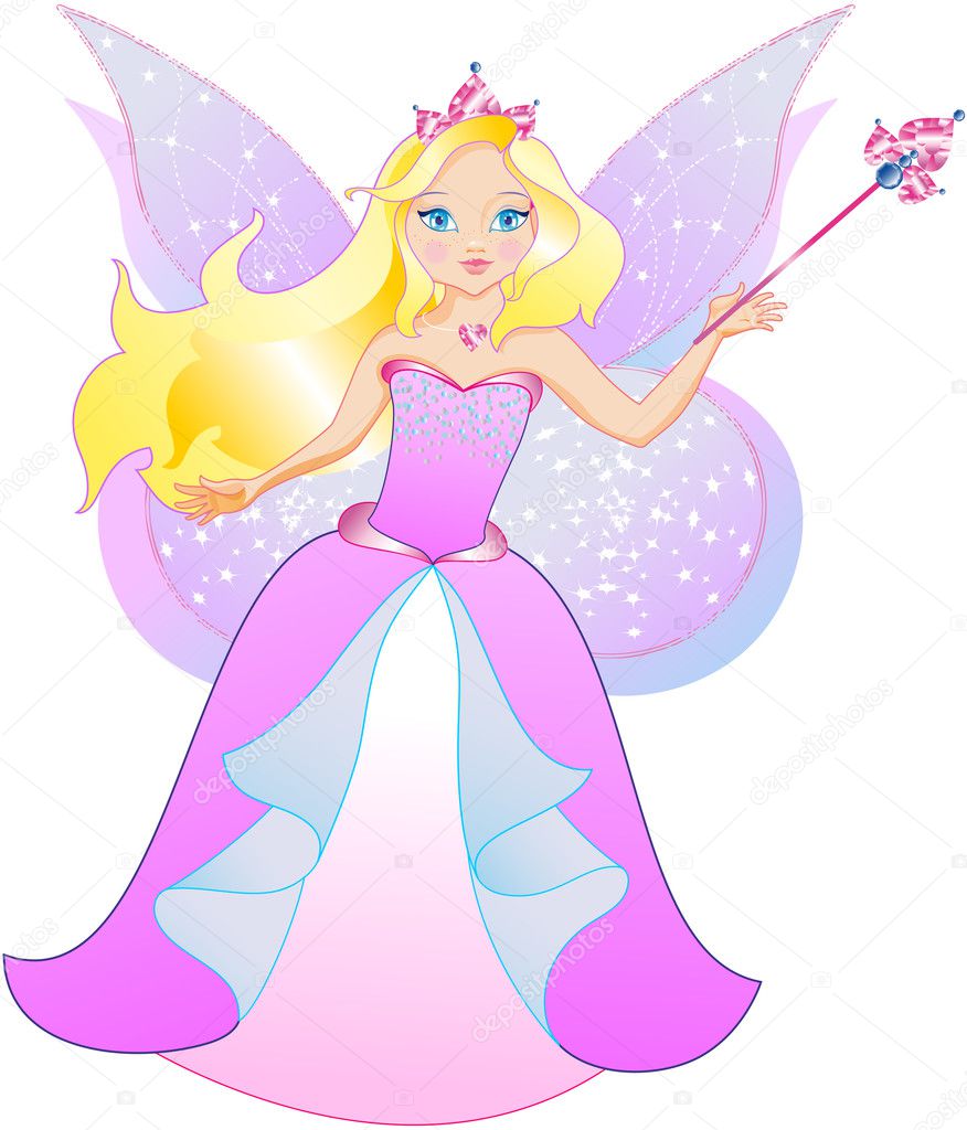 The princess is a butterfly Stock Vector Image by ©GannaK #11302507