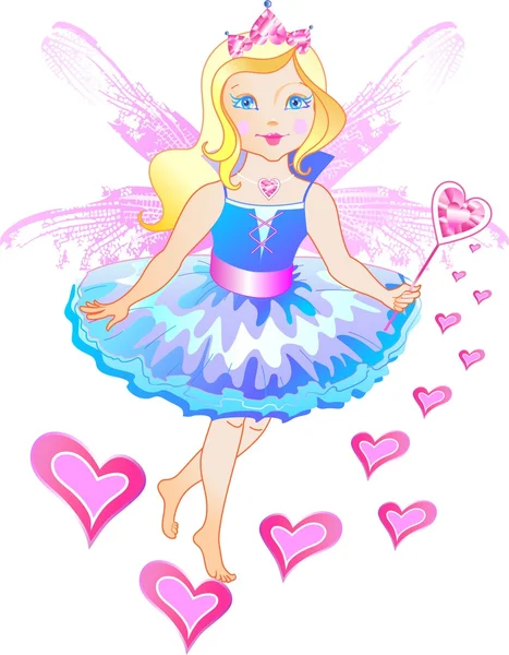 La princesse est une fée — Image vectorielle
