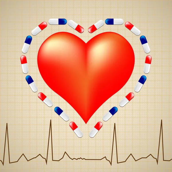 Logo pour cardiologue — Image vectorielle
