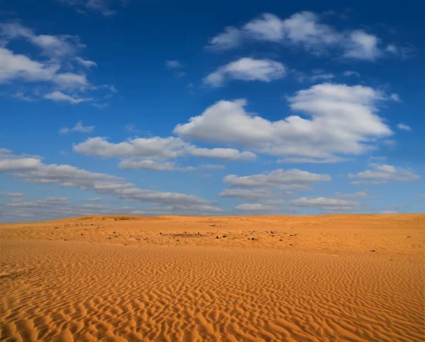 Rosso paesaggio deserto di sabbia — Foto Stock