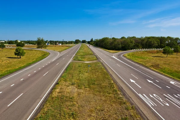 stock image Asphalt road landscape