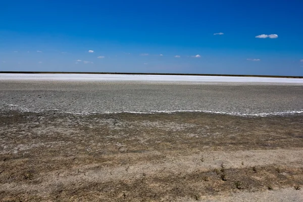 Terras salinas secas — Fotografia de Stock