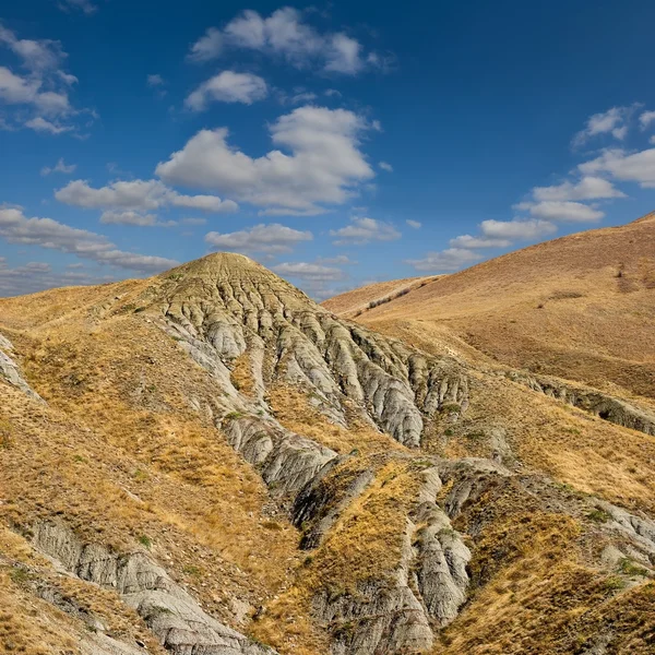 Hot dry hills landscape — Stock Photo, Image