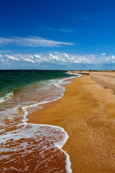 stock image Long sea beach