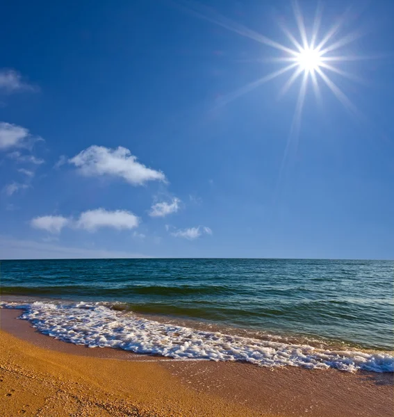 Varma sommaren havet — Stockfoto