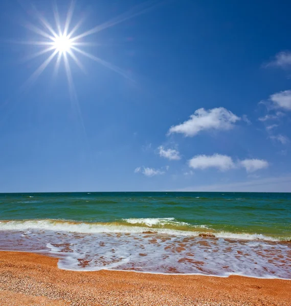 Escena de mar caliente verano — Foto de Stock