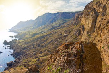 kayalık deniz kıyısı