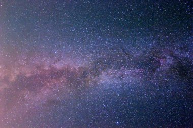 Milky way deep sky background clipart