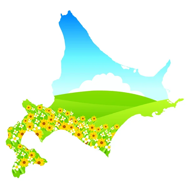 Hokkaido — Image vectorielle