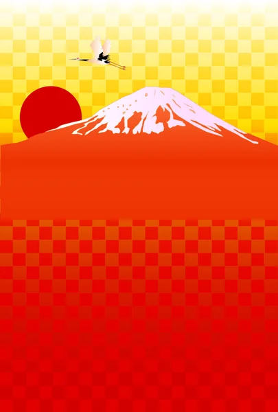 Fuji background — Stock Vector