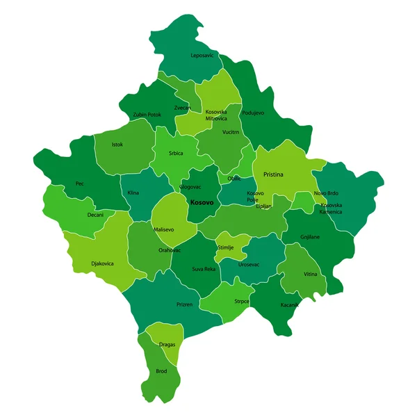 Kosovo — Image vectorielle