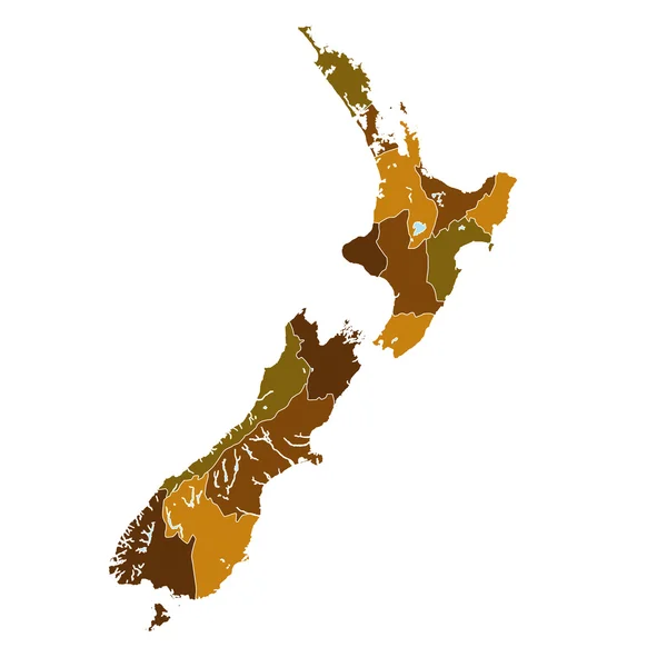 New Zealand — Stock Vector