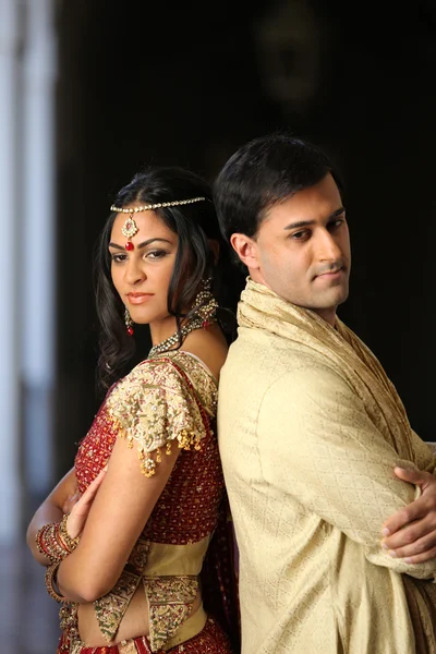 Gyönyörű indiai pár — Stock Fotó