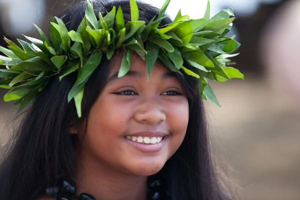 かなりポリネシアの女の子 — ストック写真
