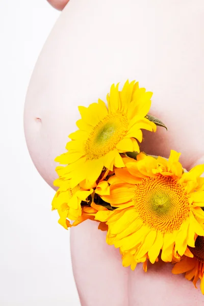 stock image Belly and Flowers