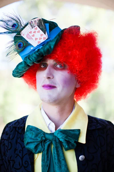 Muž jako klaun — Stock fotografie