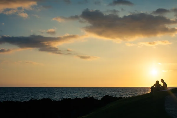 stock image Couple at Sunset