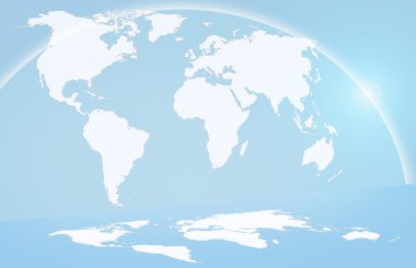 Global map clipart