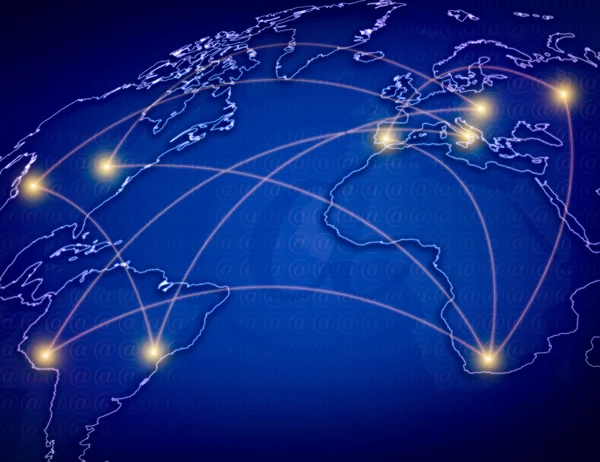 Rede global — Fotografia de Stock