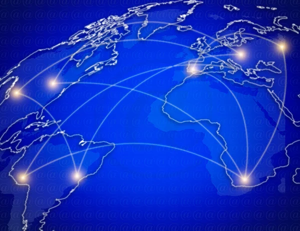 Globális hálózata — Stock Fotó