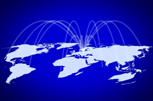 Global Network — Stock Photo, Image