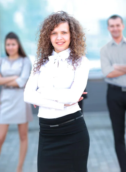 Líder empresarial feminino — Fotografia de Stock