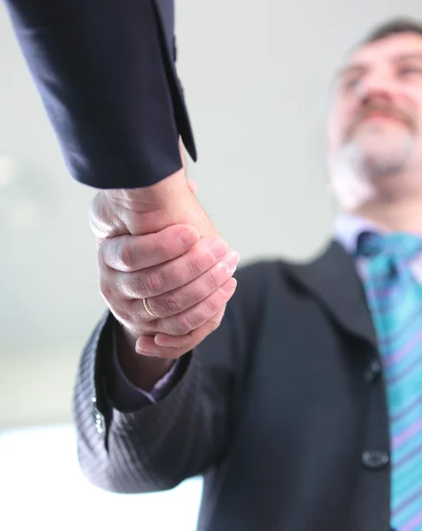 Dos hombres de negocios estrechando las manos —  Fotos de Stock