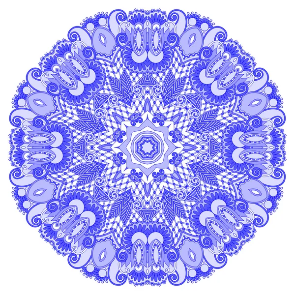 Kruh ornament, okrasné kruhové krajky — Stockový vektor