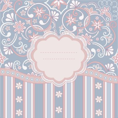 Template greeting card clipart