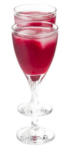Kırmızı alkollü kokteyller, — Stok fotoğraf