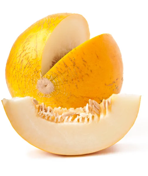 Melon isolerad på vit bakgrund — Stockfoto
