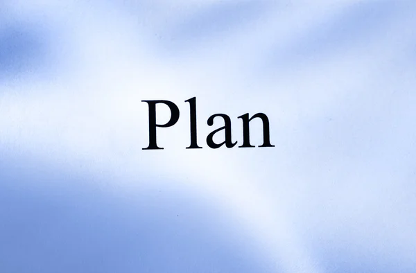Plan conception — Stock Photo, Image