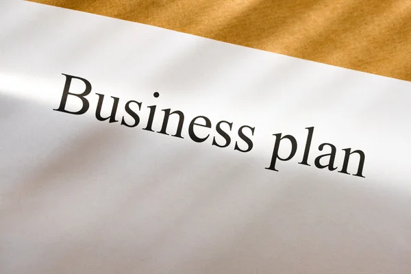 Business plan conception — Stock Photo, Image