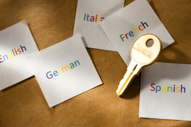 farklı diller ve anahtar kartları