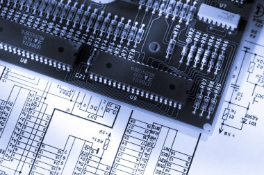 grafik çizim ile elektrik karton
