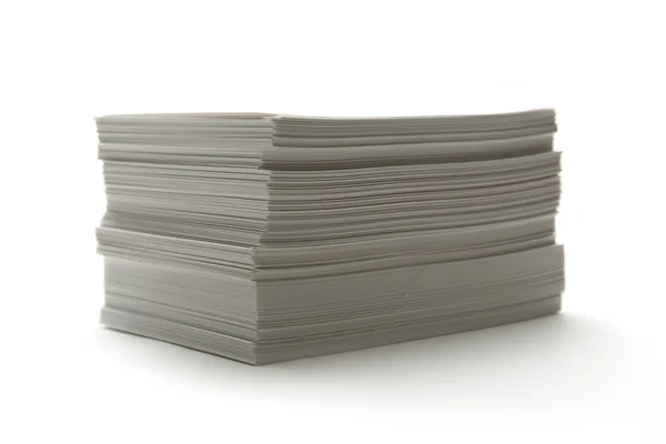 Montón de tarjetas de papel — Foto de Stock