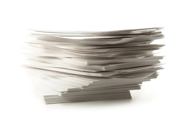 Stack of paper cards — Stock Photo, Image