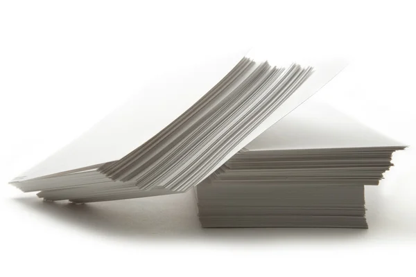 Stack of paper cards — Stock Photo, Image