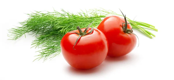 Tomates y eneldo Imagen De Stock