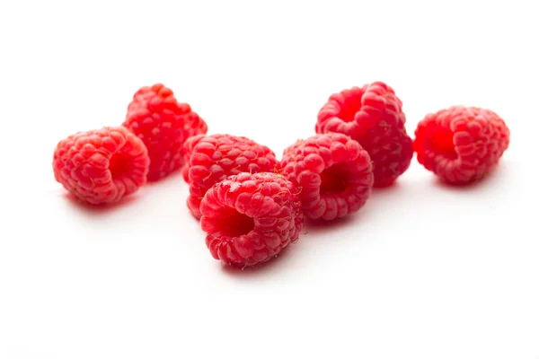 Fresh raspberry on white background — Stock Photo, Image