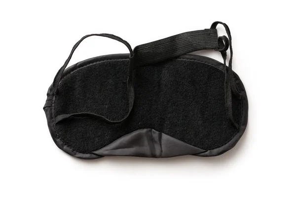 Máscara de dormir negro en blanco —  Fotos de Stock